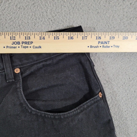 Vintage Carolina Blues‎ Jeans Womens 18 Tall Black Straight Leg Slim High Waist - Picture 2 of 12